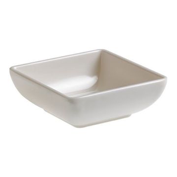 FINGERFOOD - miseczka, kwadratowa 7,5x7,5x2,7 biała z melaminy