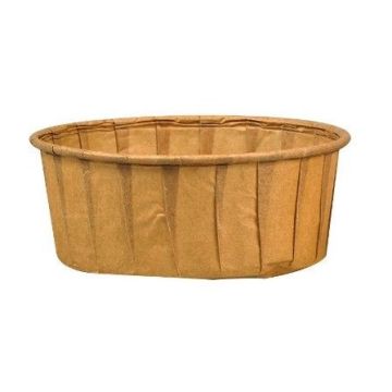 FINGERFOOD - paper cups 65x75x30mm KRAFT 120ml,  200 pcs