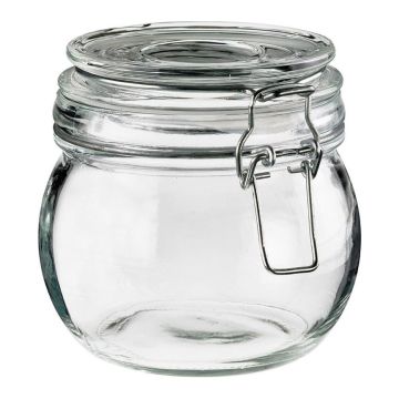 FINGERFOOD słoik szklany 400ml z zamknięciem śr.11xh.10 cm, op. 4 sztuk