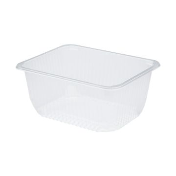 Lunch container, ribbed