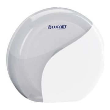 LUCART Identity Jumbo White - toilet paper dispenser