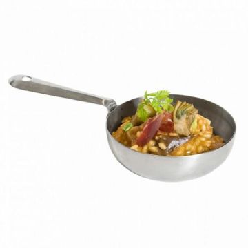 Inox mini frying pan, diameter 11,5x3,5cm, 1 pc