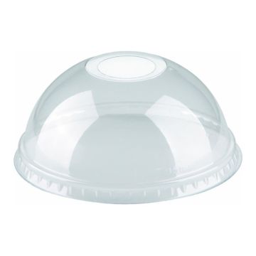 PET dome lid fi.78mm with hole a.50pcs.