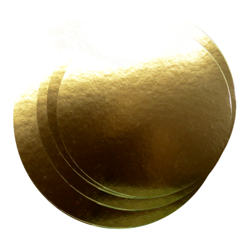 Golden cake pad, dia. 28cm
