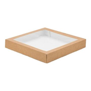 SUSHI box 25x25x5cm op.50szt. kraft (P10277)