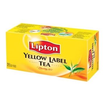 Herbata LIPTON Yellow Label, 50 torebek,  op. 1 szt.