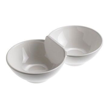 Double round bowl