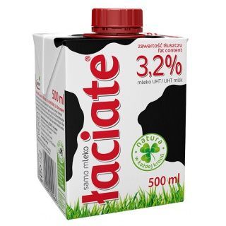 Mleko ŁACIATE 3,2%, 0,5 l