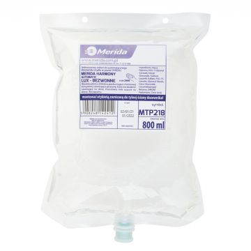 MERIDA HARMONY LUX AUTOMATIC 800ml - foam soap single-use cartridge