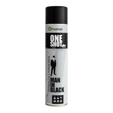 Freshtek One Shot 600ml - odświeżacz powietrza Man in Black