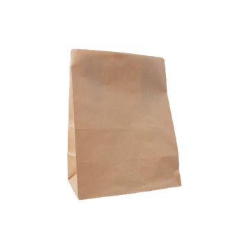 Torba klockowa A 260x160x340 BRĄZOWA 65g op.250szt. bez uszu