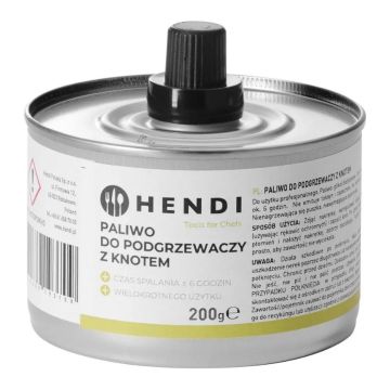 Fuel for warmers with wick - can 200g