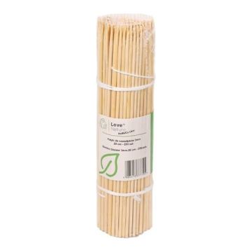 Patyczki do szaszłyków 200mm op. 200szt bambusowe, grubsze śr. 3mm PURE (k/30)