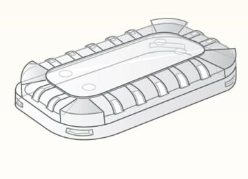 O. F-500 rPET cover h15mm, 938pcs, T-500/A-15