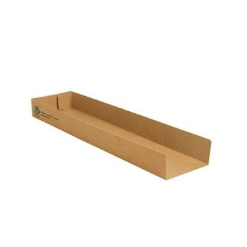 PURE Snack Tray 28.5x7.3x3 cm – Biodegradable, 80 pieces