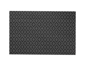 Podkładki na stół Style 30x45cm czarne PP wielokrotnego użytku op. 12 sztuk