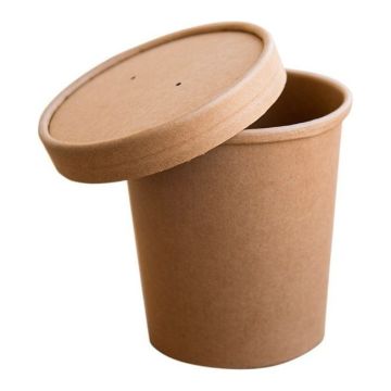 Paper soup container