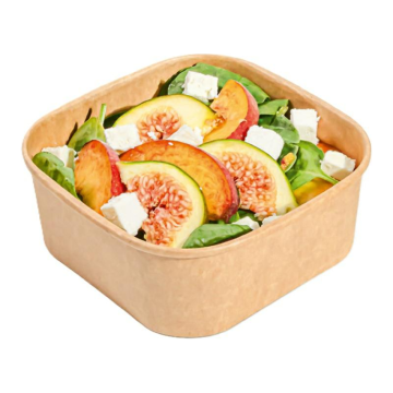 KRAFT Square Bowl, 750 ml, 68 mm high, pack of 50 (case of 6)