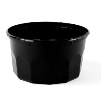 Pojemnik okrągły PP zupa, surówka, sos 500ml czarny BLACK op. 50 sztuk