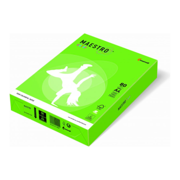 MAESTRO A4 80g Copy Paper, Green (Interior Use), MA42, Vivid