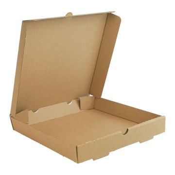 Pizza boxes 32x32cm, 100pcs. straight corners h=4cm, Grey Wave E TnP