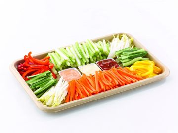 Catering tray 350mm of reeds op.25szt. (k/6) BePulp