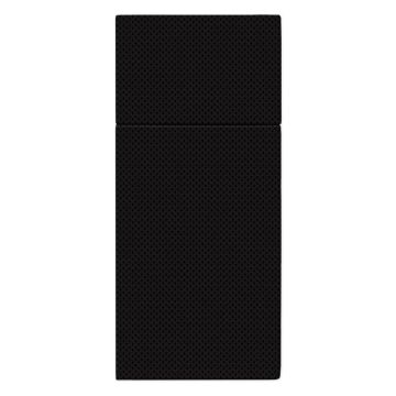 Etui na sztućce serwetka PUNTA czarne op.50szt, 1/8 rozmiar 38x32cm (k/10) Softpoint