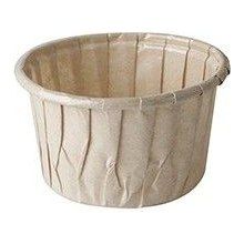Baking mould PURE 105ml brown diameter 7xh.4cm, 50 pieces