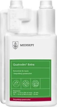 MEDISEPT Quatrodes Extra 1L - koncentrat do mycia i dezynfekcji powierzchni