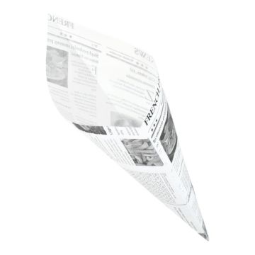 GAZETA 180x180mm 200pcs fries cone, coated paper (k/25)