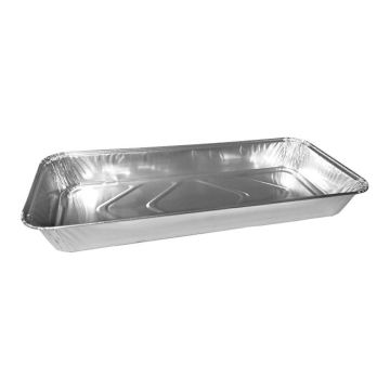 Foremka aluminiowa R-38G, prostokątna 650ml 256x116xh.27mm op. 100 sztuk