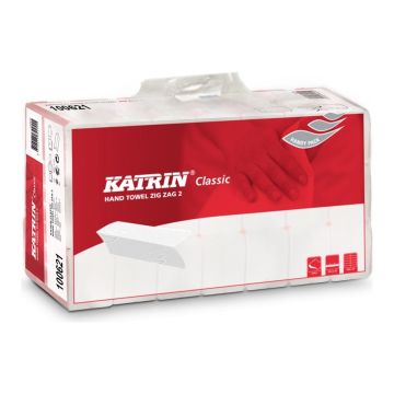 KATRIN Towel Z/Z Classic Handy Pack - red, 4000 pieces
