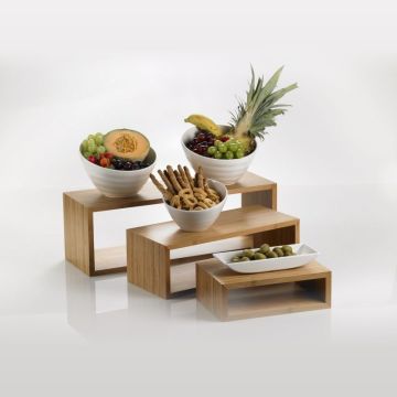 Stand bufetowy naturalny, zestaw