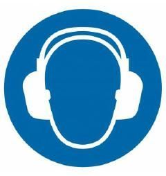 Hearing protection order B2 - 105 x 105mm GO003B2PN