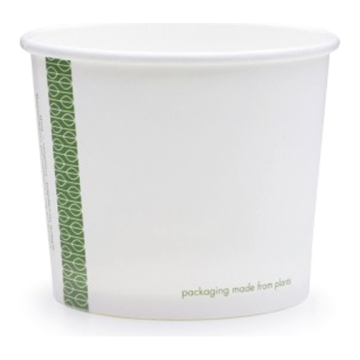 Paper container 280 ml, pack of 50, diameter 90 mm, biodegradable, soup, salad, ice cream (k/20)