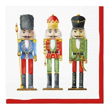 Serwetki 33x33cm PAW GWIAZDKA op.20szt (k/12) Nutcracker`s Soldiers
