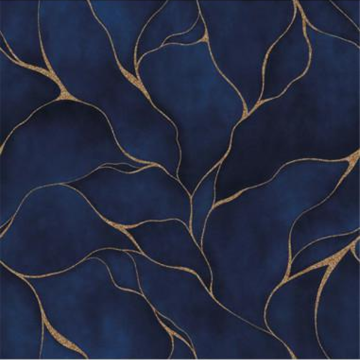 Napkins 33x33 MAKI GENERAL 060002 pack of 20 (k/12) navy blue and gold
