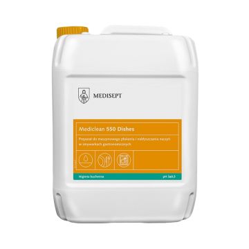 Mediclean 550 Dishes 5L -  rinse aid and gloss enhancer for commercial dishwashers