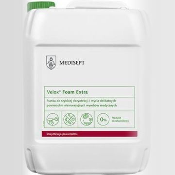 MEDISEPT Velox Foam Extra 5L - pianka do dezynfekcji i mycia delikatnych powierzchni