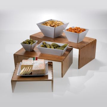 Bamboo set buffet stand