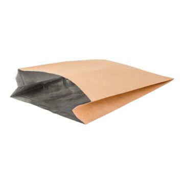 Torebki termiczne z aluminium brązowe 180x65x330, cena za opakowanie 1000szt