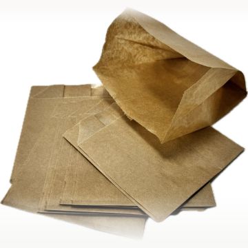 Bag for fries 110x100x60mm brown BN op.1000szt small BN 32+8PE