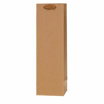 Torebka KRAFT KONIAK T12 op.12szt 11x36x10 brązowe idealna na wino