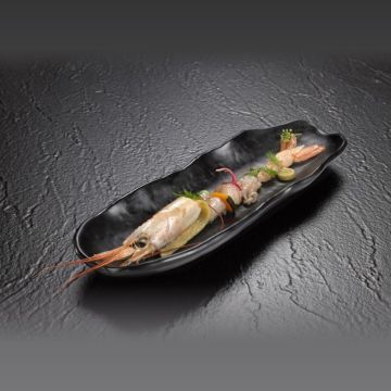 Stone-like tray