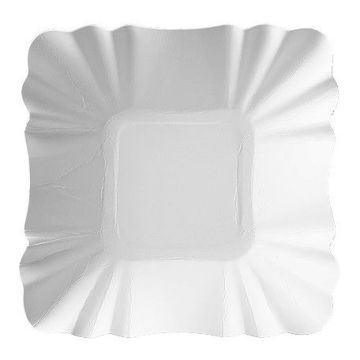 Tacka papierowa 9x9cm BIAŁA h.3 cm TnG op. 500 sztuk