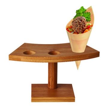 Bamboo stand for cornets