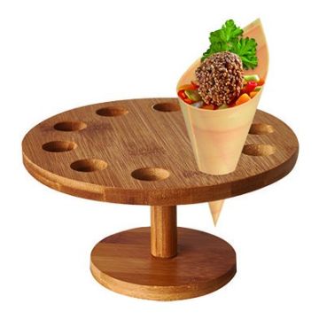 Bamboo stand for cornets