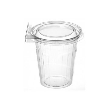 TS rPET cup with seal 0.47l 552pcs flat lid