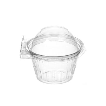 Cup PET 0,25l with seal, convex lid, diameter 110mm, price per 400 pieces
