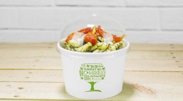 Salad container Green Tree